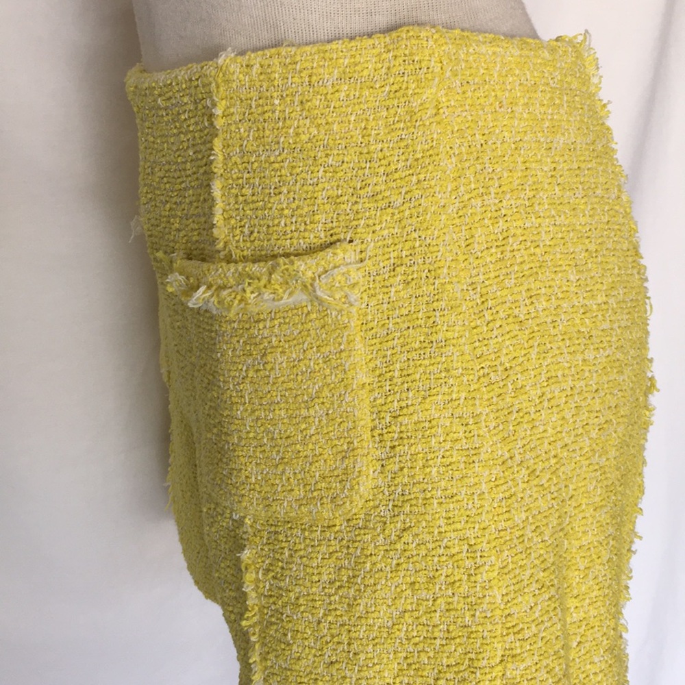 Zara basic yellow shorts Sz M - Picture 5 of 8